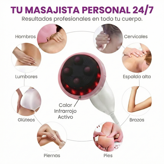 Masajeador anticelulitico con luz infrarroja