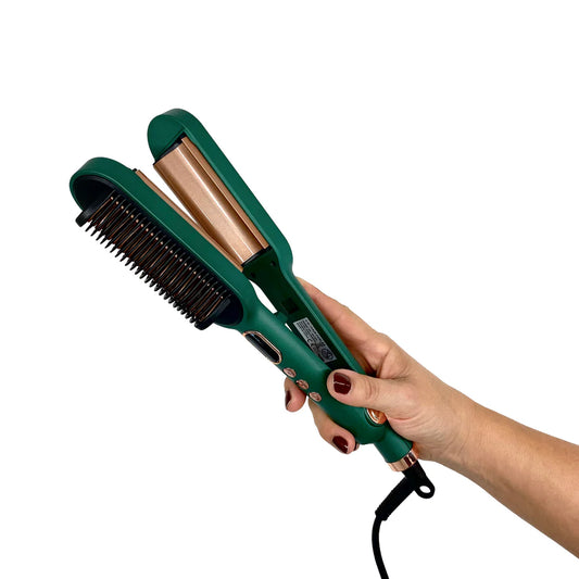 Cepillo plancha y ondulador 2 en 1