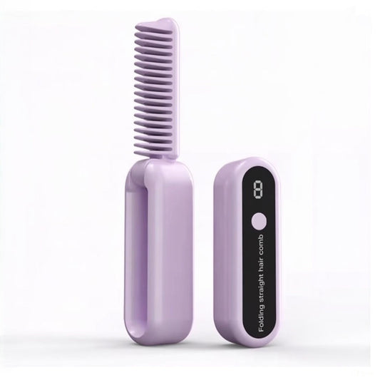 Cepillo Alisador Portatil Plegable